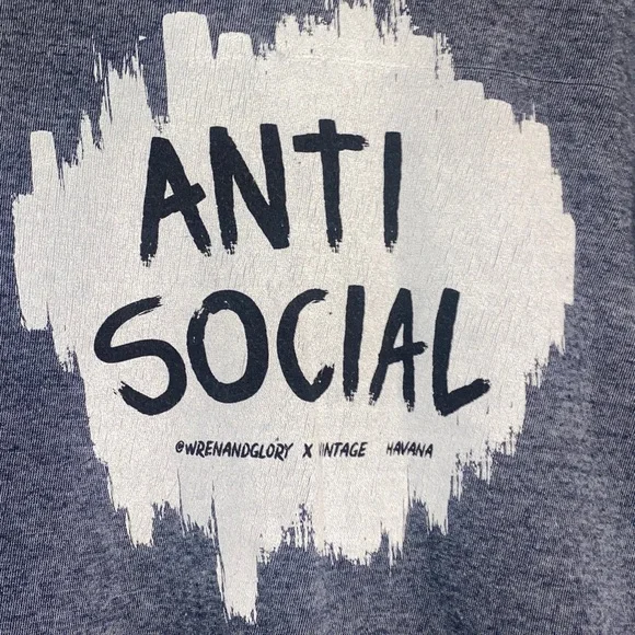 Wren and Glory vintage Havana hoodie, oversized XS. - Picture 6 of 7